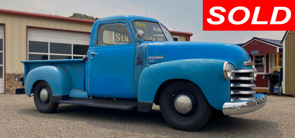 1949 Chevrolet Pickup Truck Sold Stickshift Motors Cody, WY
