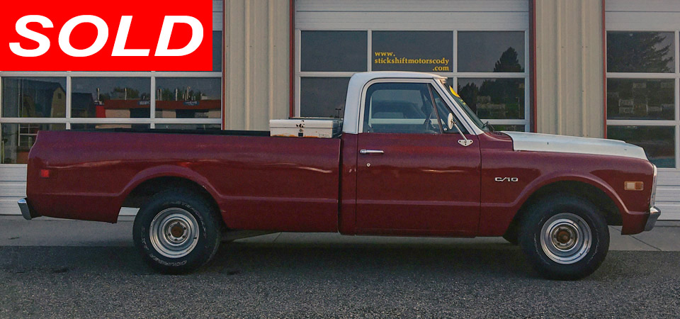 1969 Chevrolet C10 Pick Up Truck Sold Stickshift Motors Cody, WY