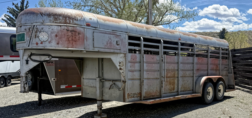 1981 Kiefer Stock Trailer For Sale at Stickshift Motors Cody, WY