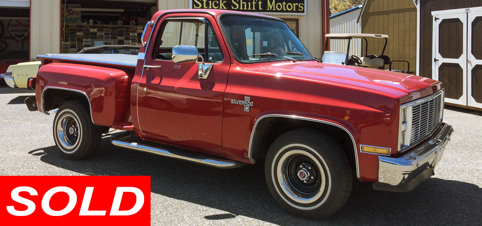 1983 Chevrolet C10 Shortbed Pickup Truck For Sale Stickshift Motors Cody, WY