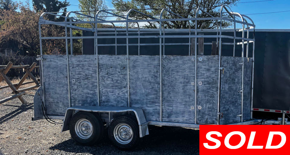 1983 Horse Trailer sold Stickshift Motors Cody, WY
