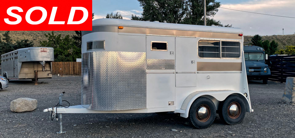 1985 Shelby 2 Horse Trailer Sold Stickshift Motors Cody, WY