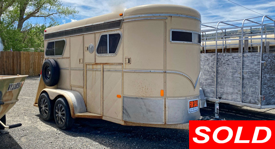 1986 WW 2-Horse Trailer SOLD! Stickshift Motors Cody, WY