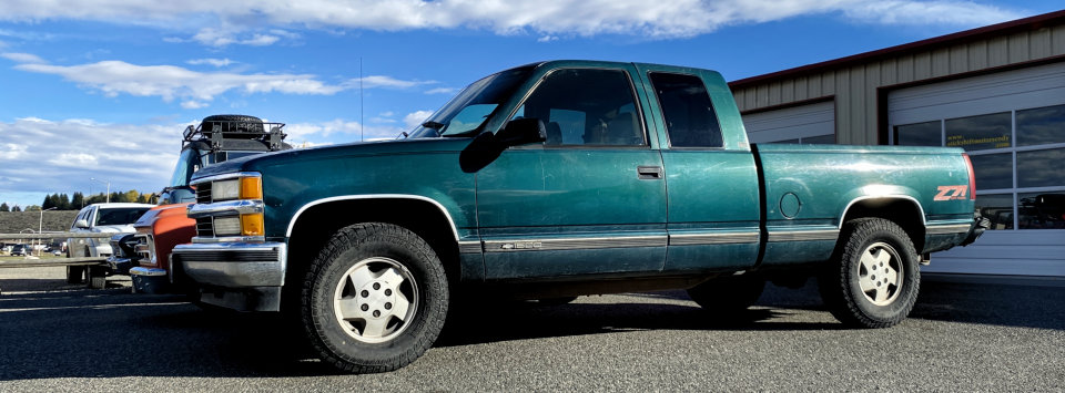 1995 Chevrolet K1500 Pickup Truck For Sale at Stickshift Motors Cody, WY