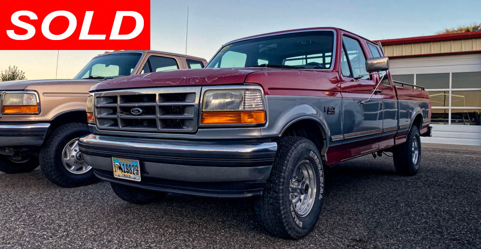 1995-Ford F150 Pickup Truck SOLD Stickshift Motors Cody, WY