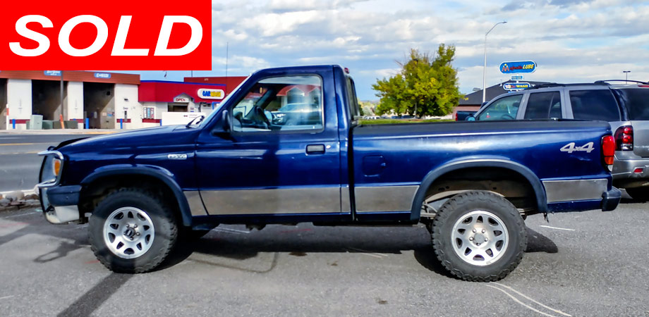 For Sale Used 1995 Mazda B2300 Pick Up Truck 4 x 4 Stick Shift Motors Cody, Wyoming