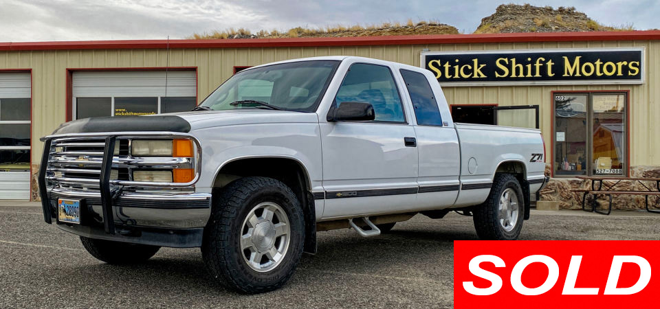 1996 Chevrolet K1500 Pickup Sold Stickshift Motors Cody, WY