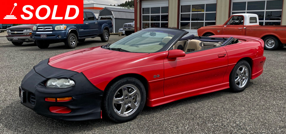 1998 Chevrolet Camaro Convertible SOLD! at Stickshift Motors Cody, WY