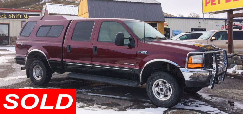 2000 Ford F250 Sold Stickshift Motors Cody, WY