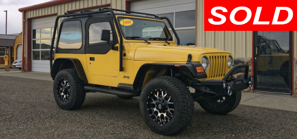 2000 Jeep Sold Stickshift Motors Cody, WY