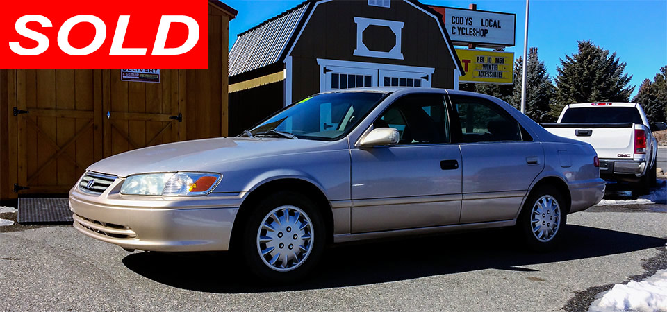 For Sale Used 2001 Toyota Camry Stickshift Motors Cody, WY