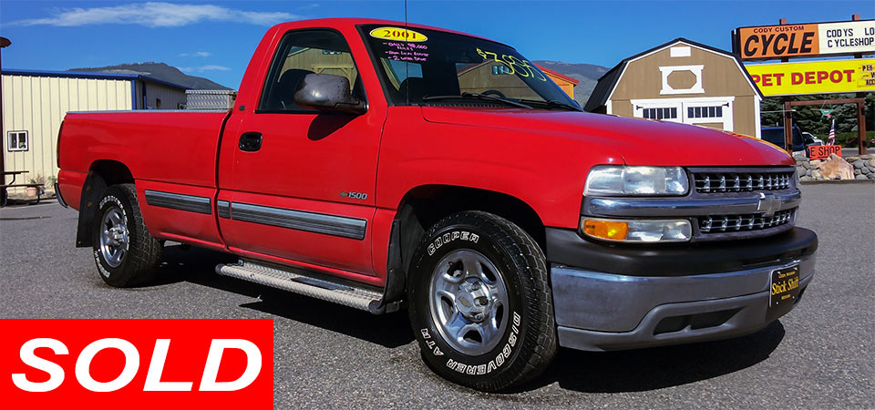 For Sale Used 2001 Chevrolet C1500 Pickup Sold Stickshift Motors Cody, WY