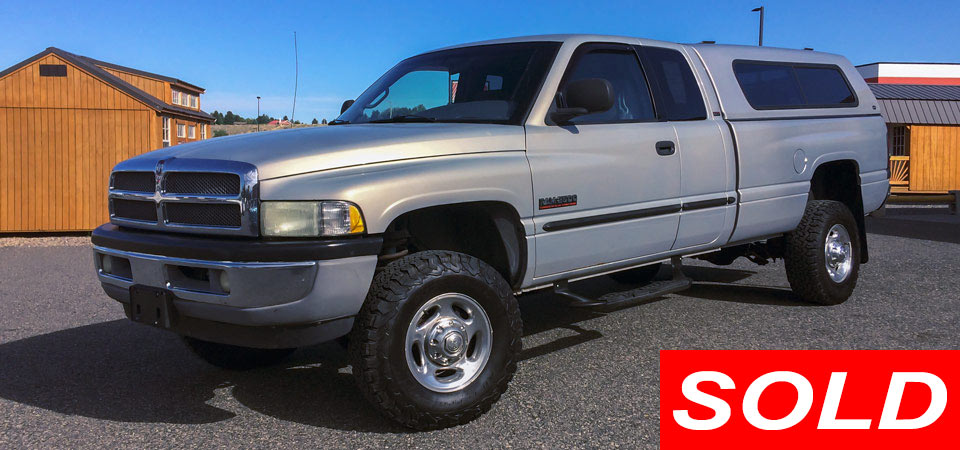 Sold Used 2001 Dodge Ram 2500 Cummins Turbo Diesel Stickshift Motors Cody, WY