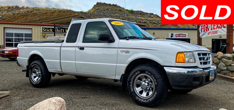 2001 Ford Ranger Pickup Truck Sale Pending Stickshift Motors Cody, WY