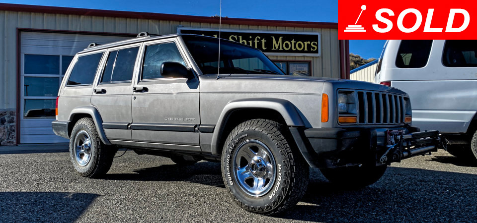 2001 Jeep Cherokee SOLD! at Stickshift Motors Cody, WY