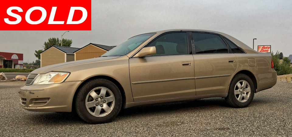 2001 Toyota Avalon XL 4 Door Sold Stickshift Motors Cody, WY