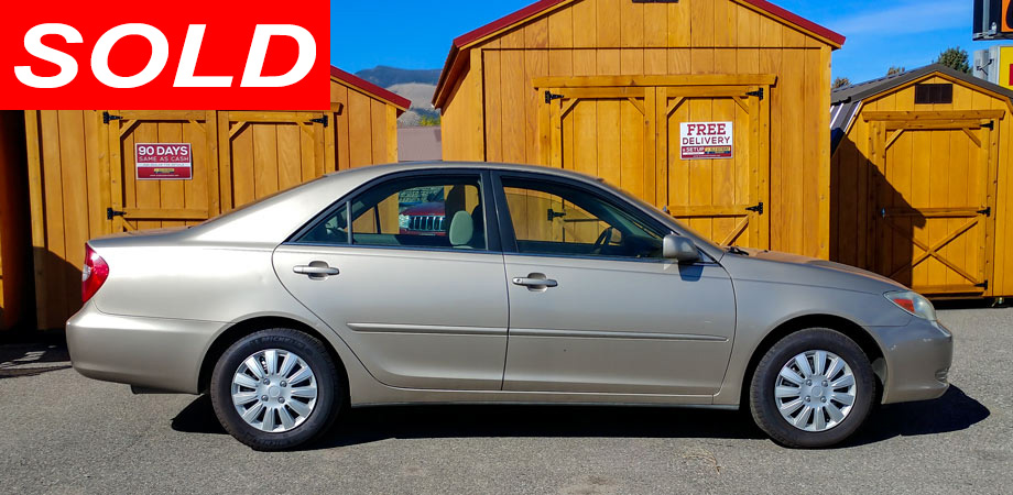 For Sale Used 2002 Toyota Camry Stick Shift Motors Cody, Wyoming