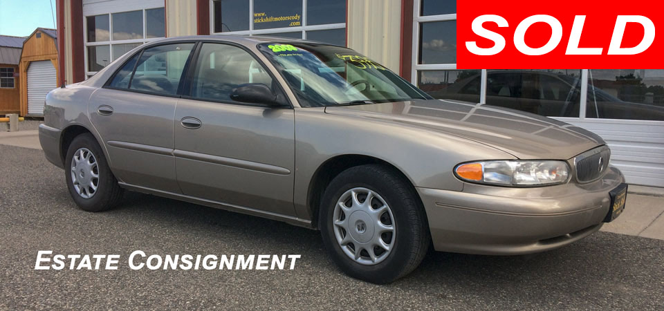 For Sale Used 2003 Buick Century Stickshift Motors Cody, WY