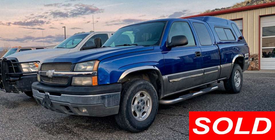2003 Chevrolet Z71 X-Cab Sold Stickshift Motors Cody, WY