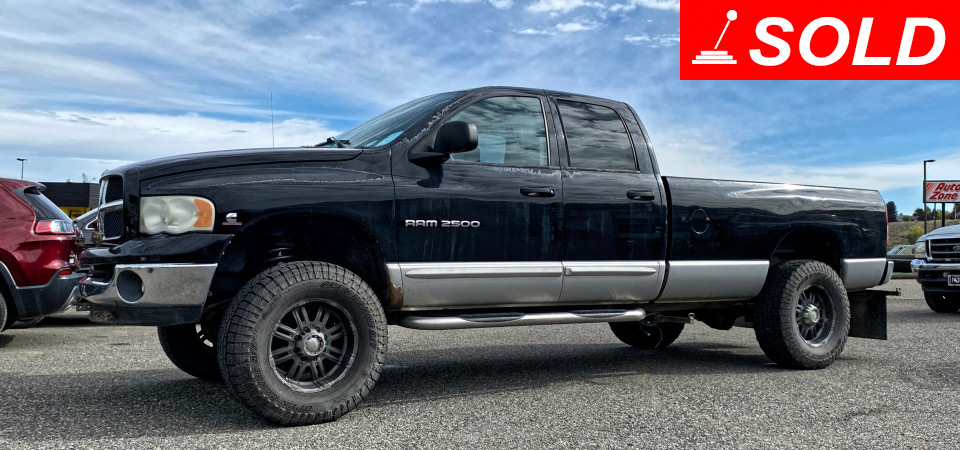 2003 Dodge Ram 2500 4x4 Sold at Stickshift Motors Cody, WY