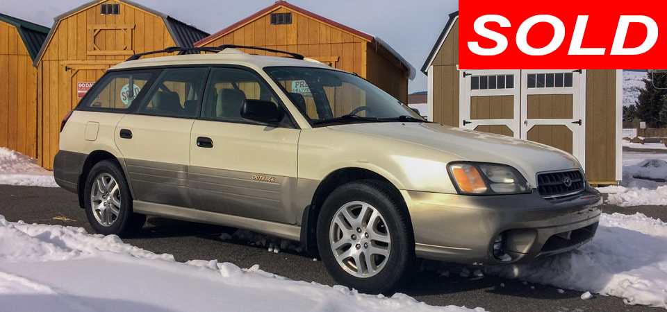 For Sale Used 2003 Subaru Outback Wagon AWD Stickshift Motors Cody, WY