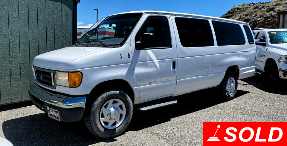 2006 Ford E350 Passenger Van SOLD! at Stickshift Motors Cody, WY