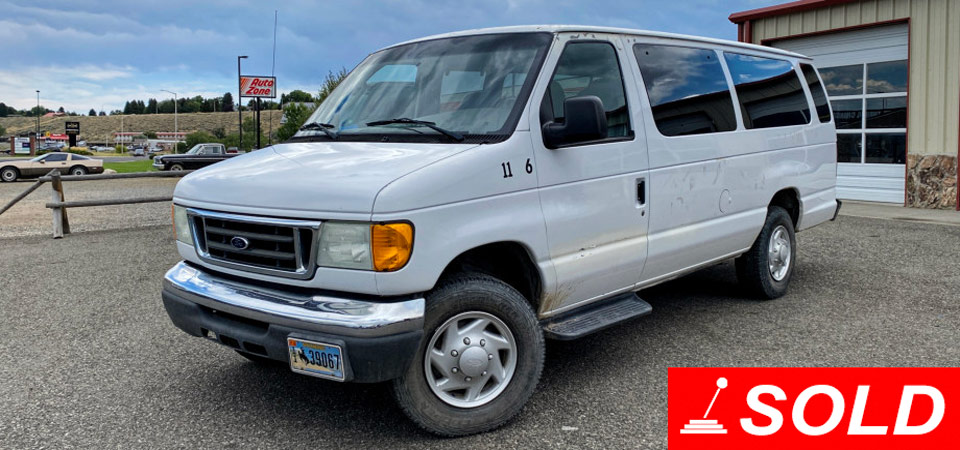 2006 Ford Econoline Van Sold at Stickshift Motors Cody, WY