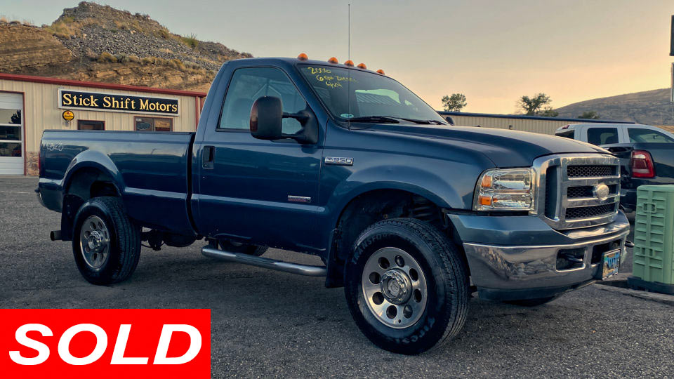 2006 Ford F350 Pickup Truck Sold Stickshift Motors Cody, WY