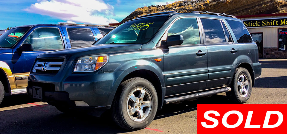 For Sale Used 2006 Honda Pilot All Wheel Drive Stickshift Motors Cody, WY