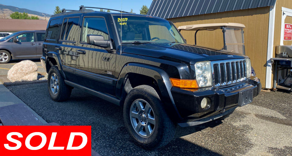 2007 Jeep Commander Sold Stickshift Motors Cody, WY