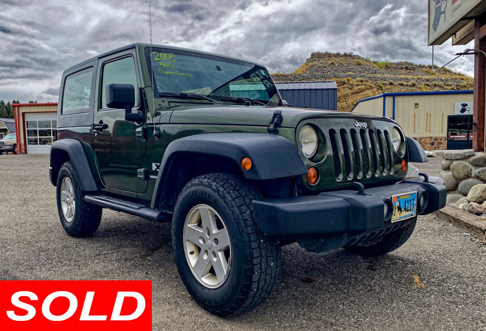 2008 Jeep Wrangler Hardtop Sold Stickshift Motors Cody, WY