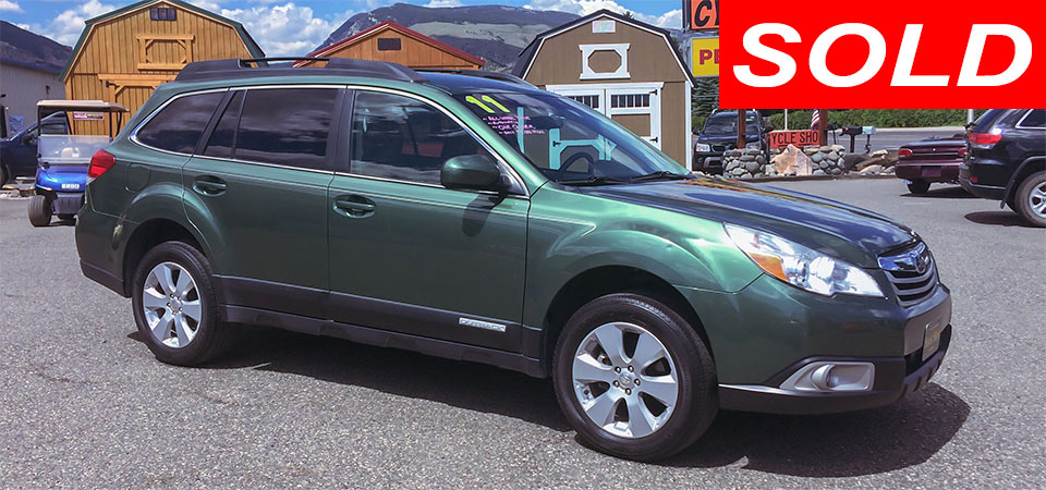 For Sale Used 2011 Subaru Outback Wagon Stickshift Motors Cody, WY