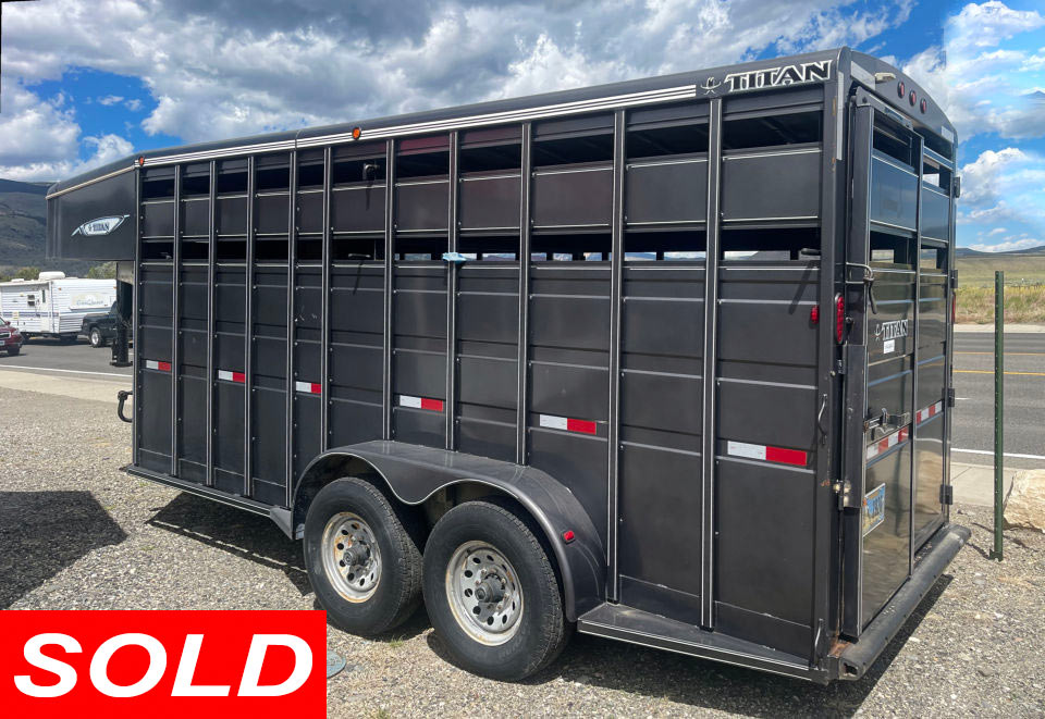 2011 Titan Stock Trailer Sold Stickshift Motors Cody, WY