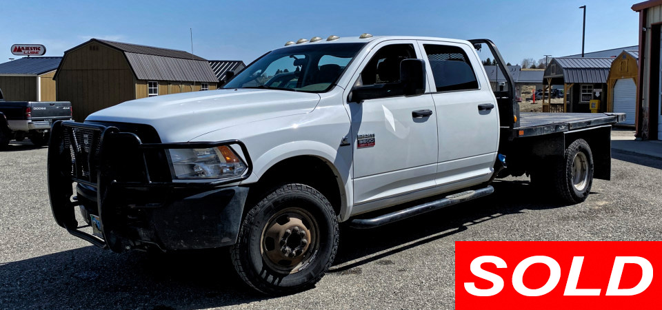 2012 RAM 3500 Crew Cab Dually Sold Stickshift Motors Cody, WY