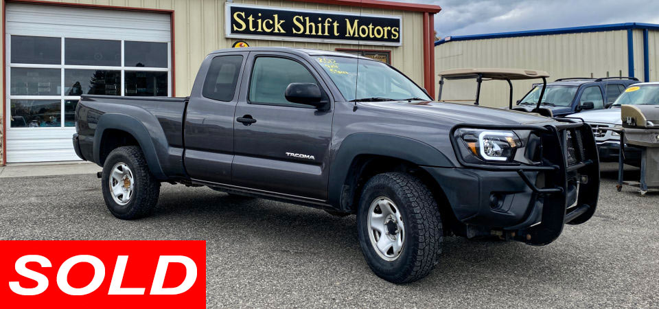 2012 Toyota Tacoma Pickup Sold Stickshift Motors Cody, WY