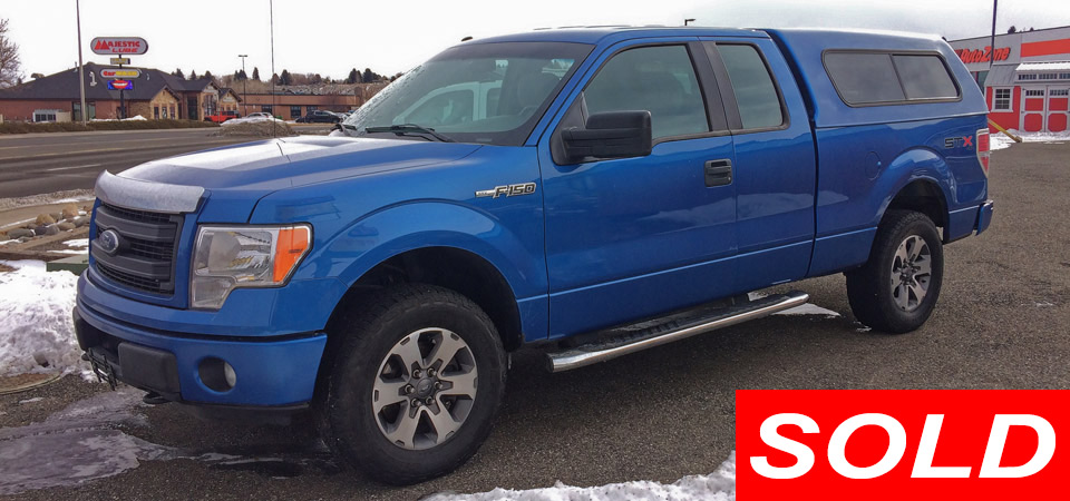 2013 Ford 150 4x4 Pickup Sold Stickshift Motors Cody, Wyoming