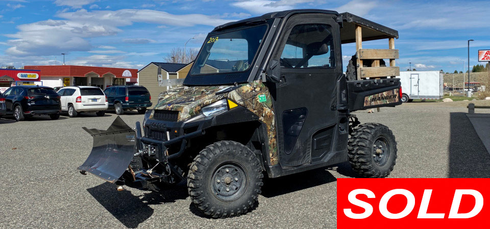 2013 Polaris Ranger Side by Sold Stickshift Motors Cody, WY