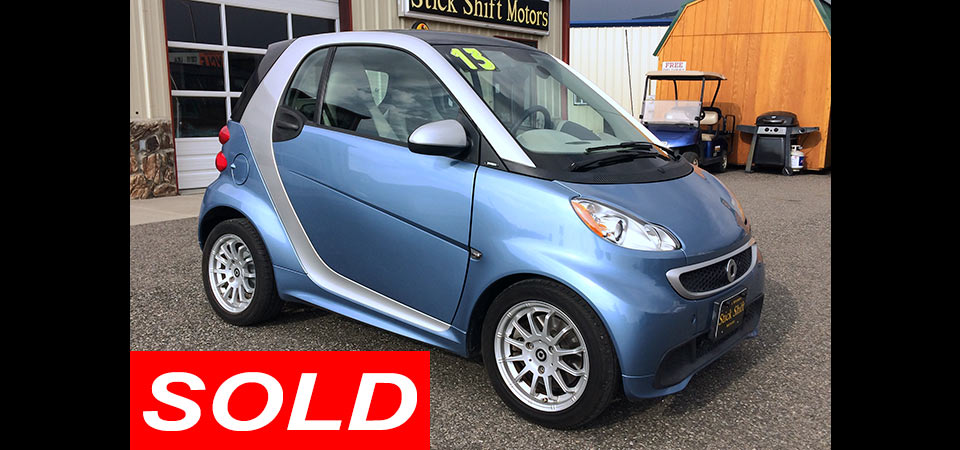 For Sale Used 2013 Smart Car Stickshift Motors Cody, WY