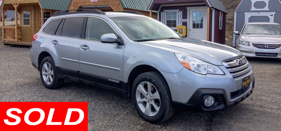 2013 Subaru Outback Wagon Premium All Wheel Drive For Sale Stickshift Motors Cody, WY