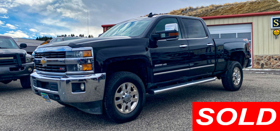 2015 Chevrolet Silverado K2500HD Crew Cab Pickup Sold Stickshift Motors Cody, WY