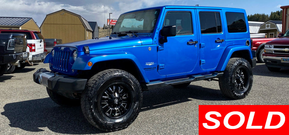 2015 Jeep Wrangler Sahara Sold! Stickshift Motors Cody, WY