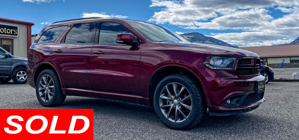 2017 Dodge Durango GT Sold Stickshift Motors Cody, WY