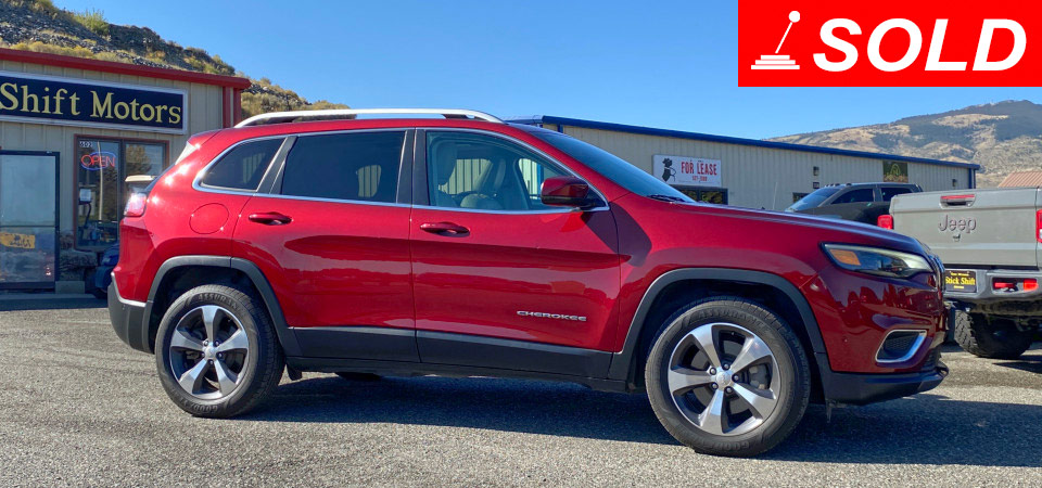 2018 Jeep Cherokee 4x4 Sold at Stickshift Motors Cody, WY