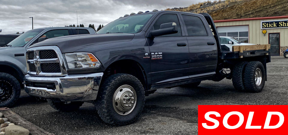 2018 RAM 3500 Tradesman For Sale Stickshift Motors Cody, WY