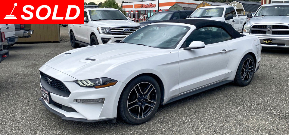 2022 Ford Mustang Convertible Sold at Stickshift Motors Cody, WY