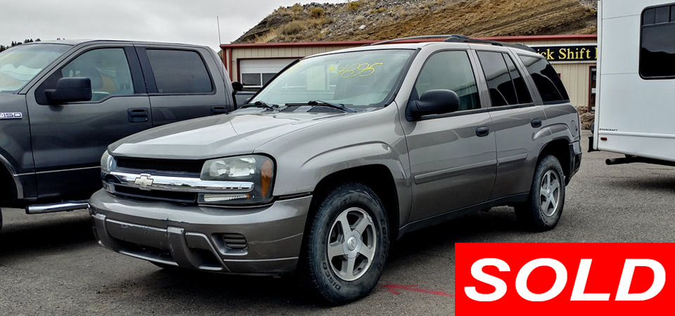 For Sale Used 2006 Chevrolet Trailblazer 4 x 4 Stick Shift Motors Cody, Wyoming